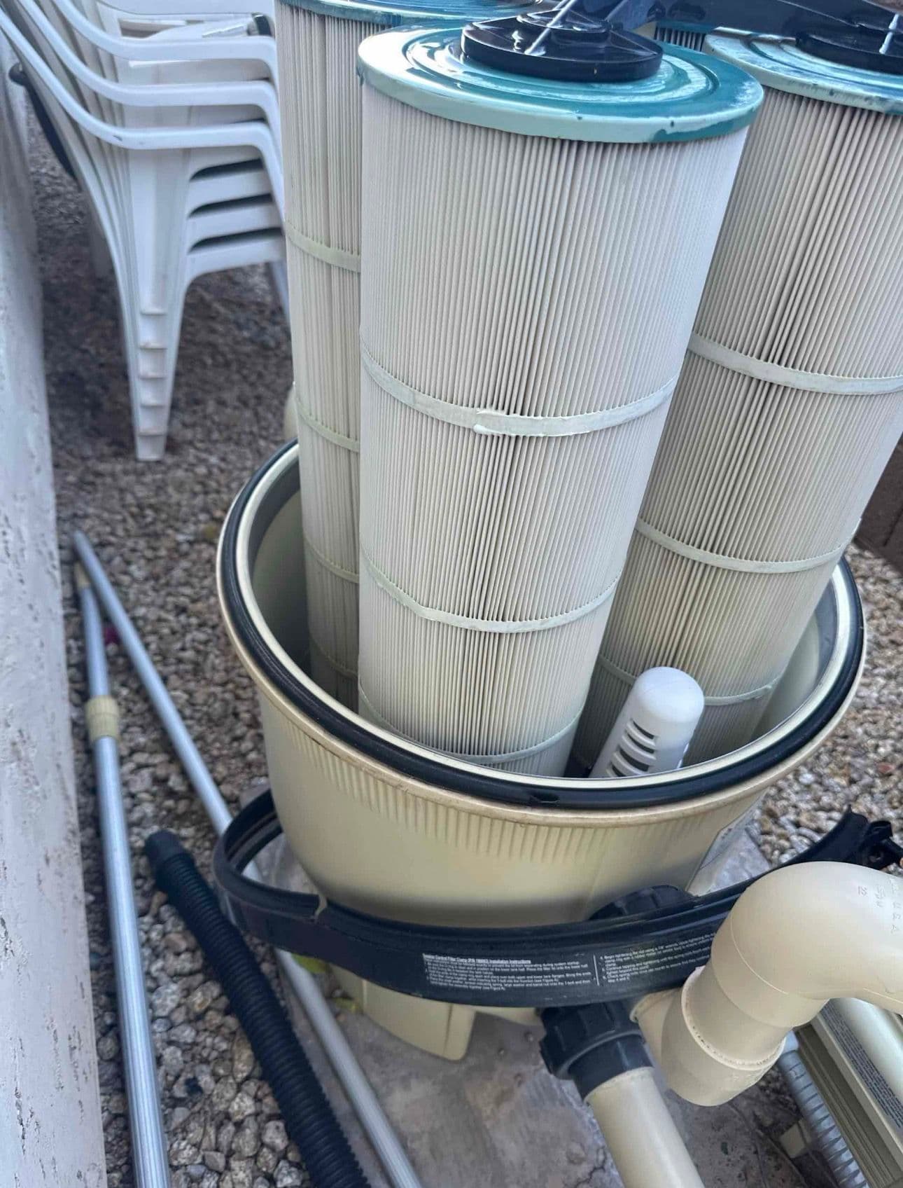 Gallery photos for Sparkling Pool Water Through Expert Filter Cleaning: Image #1