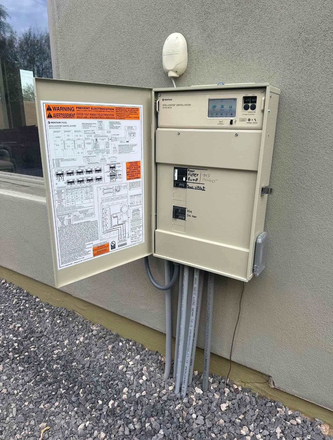 Gallery photos for New Pool Equipment Setup with Pump and Heater Installation: Image #1